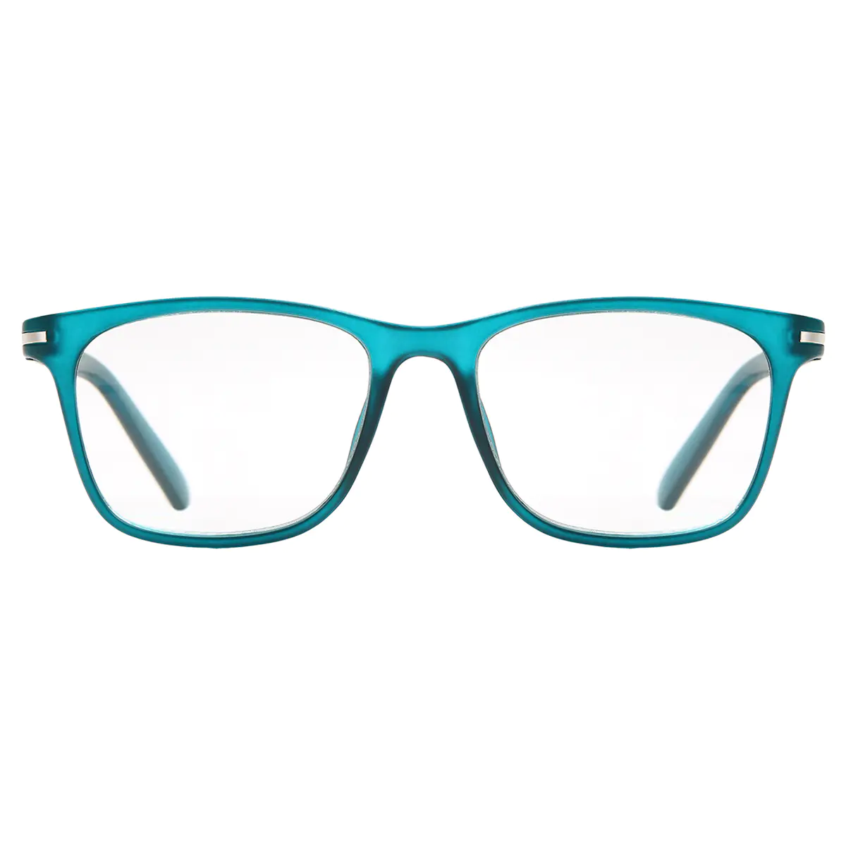 Rectangle Green Reading Glasses