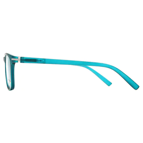 Rectangle Green Reading Glasses