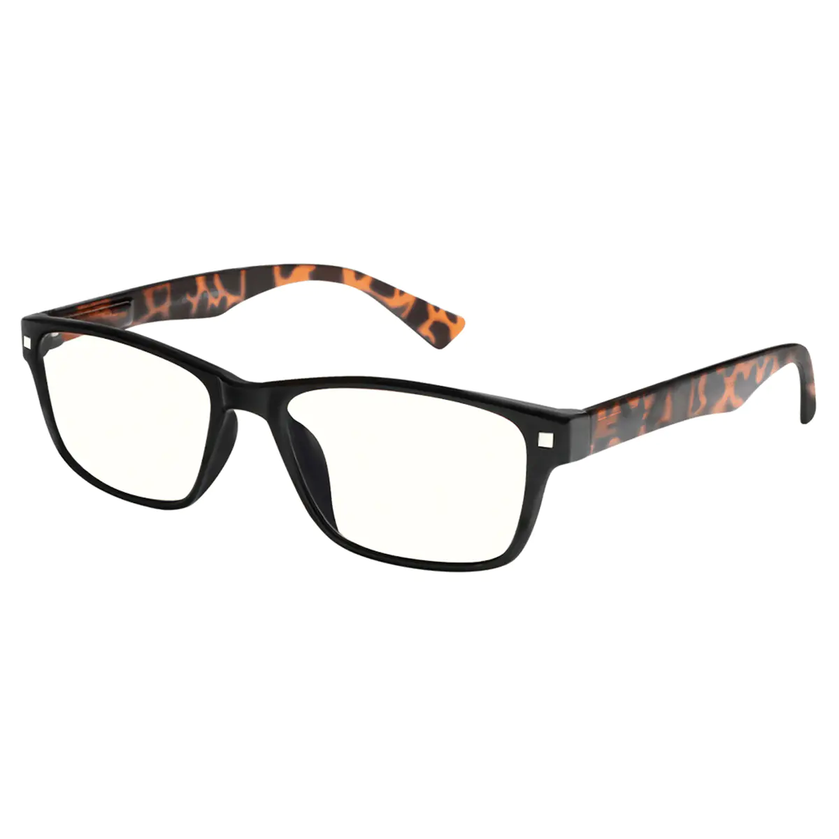 Rectangle Tortoiseshell Reading Glasses