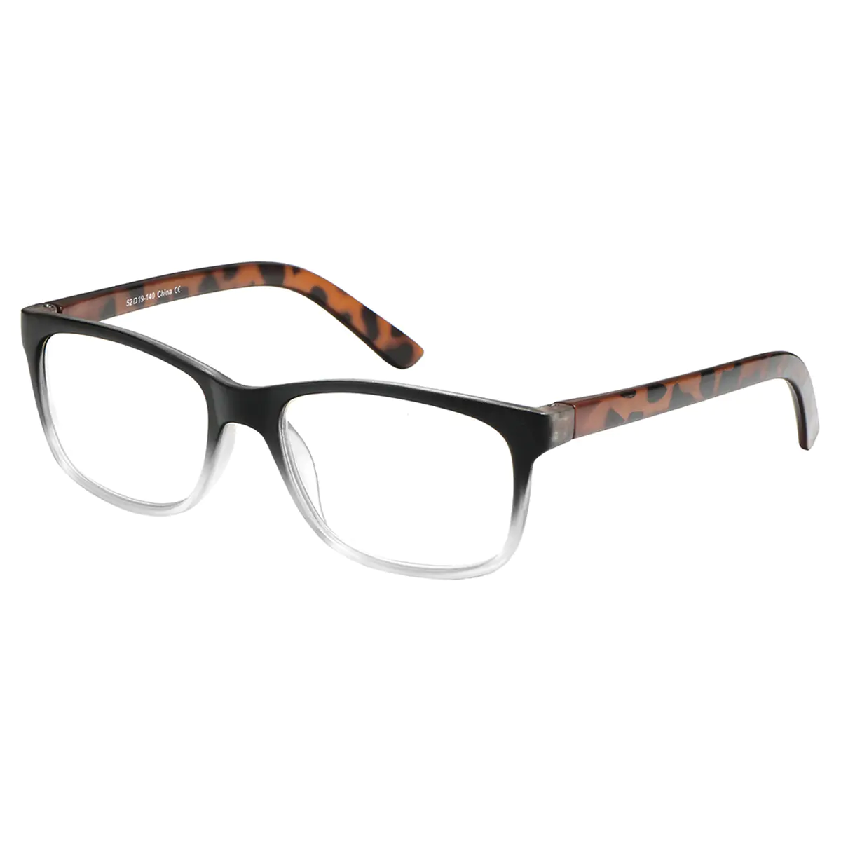 Rectangle Black Reading Glasses