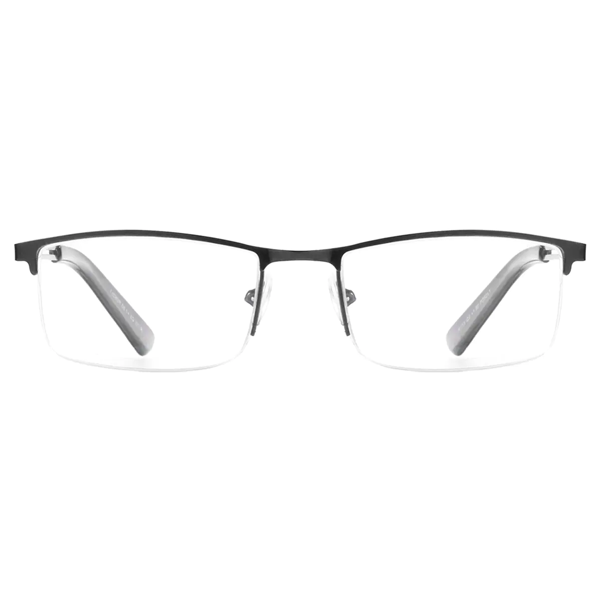 Browline Matte Black Eyeglasses