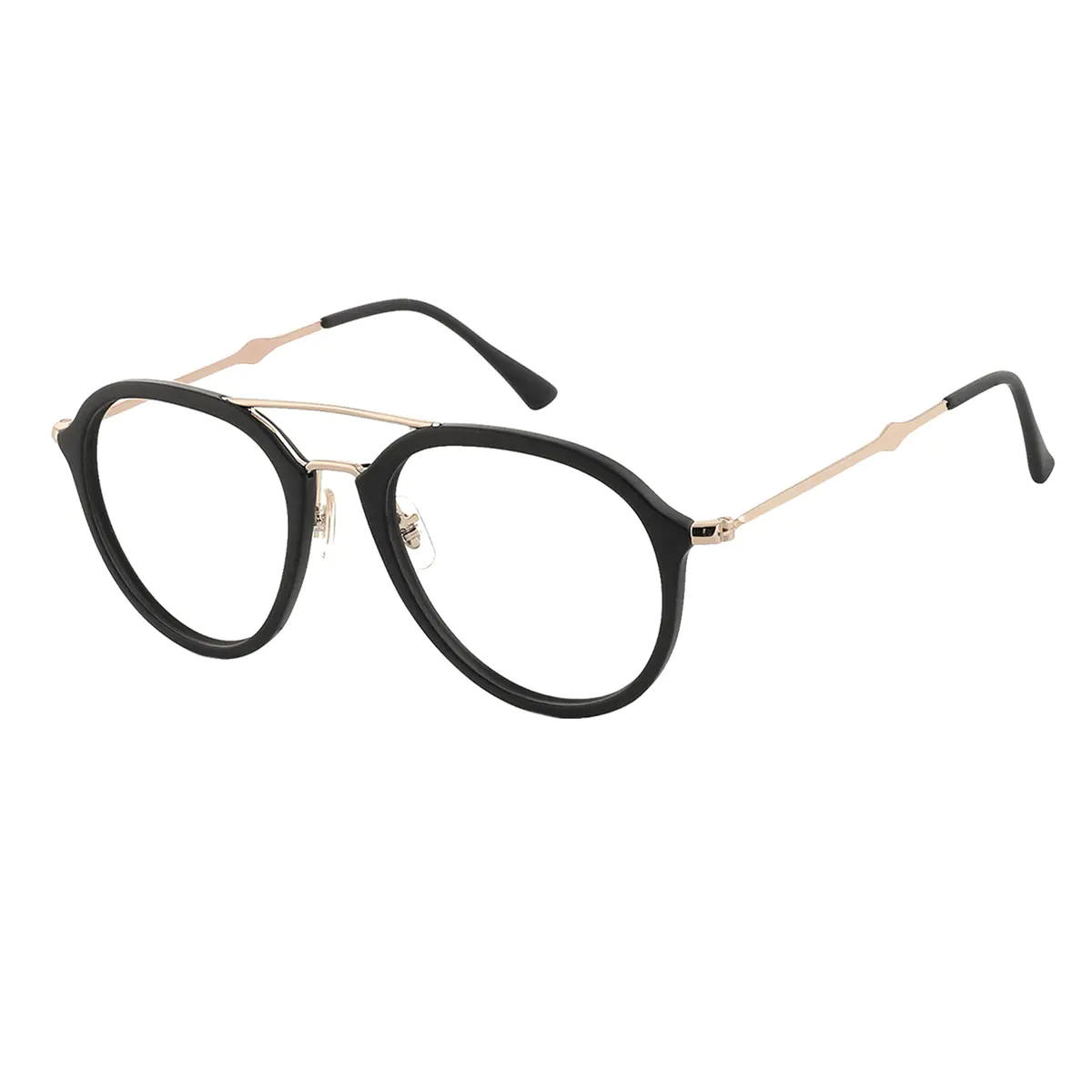 Aviator Black Reading Glasses