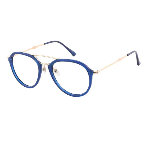 Aviator Blue Eyeglasses