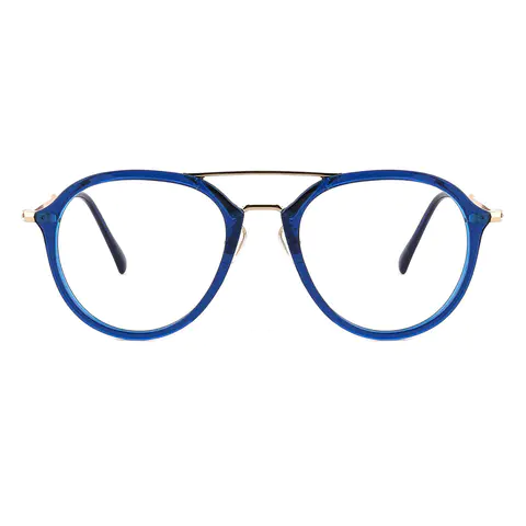Aviator Blue Eyeglasses