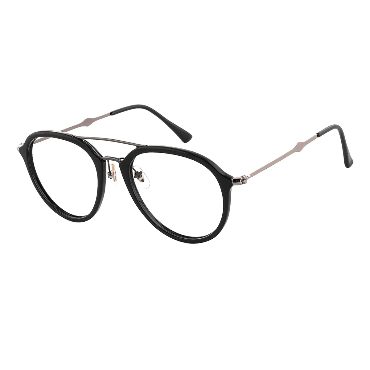 Aviator Black Reading Glasses