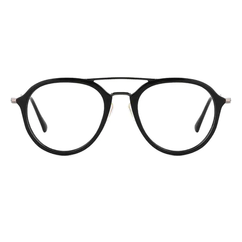 Aviator Black Reading Glasses