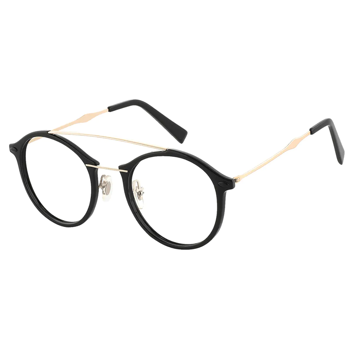 Round Black Reading Glasses