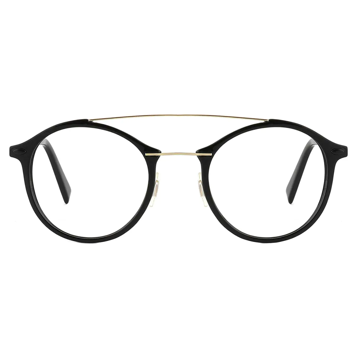 Round Black Reading Glasses
