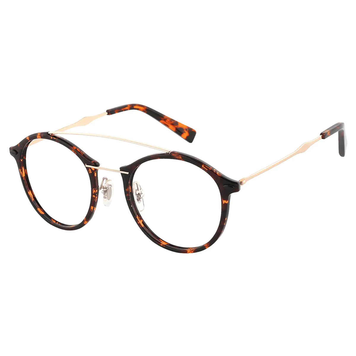 Round Tortoiseshell Reading Glasses