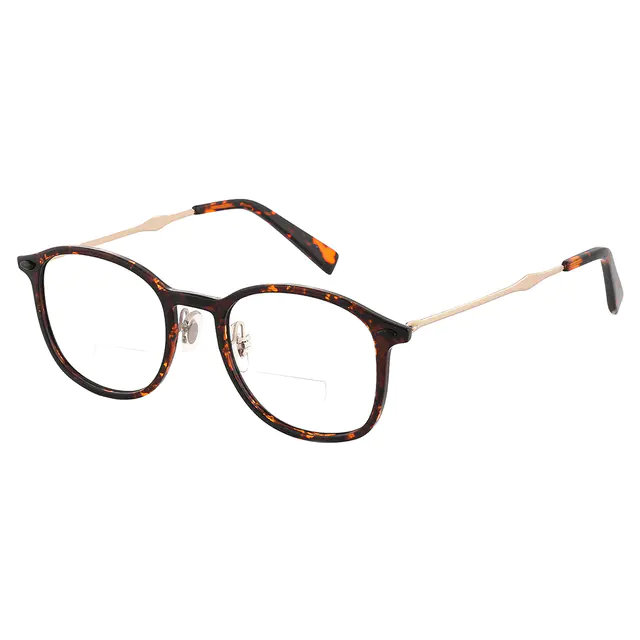 Oval Tortoiseshell Eyeglasses