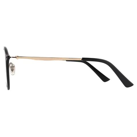 Round Black Eyeglasses