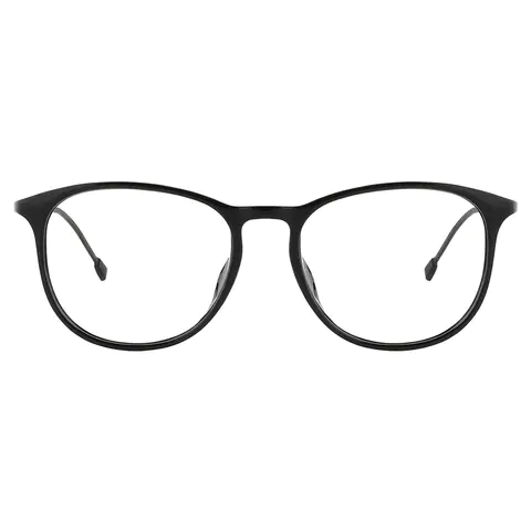 Oval Black Eyeglasses
