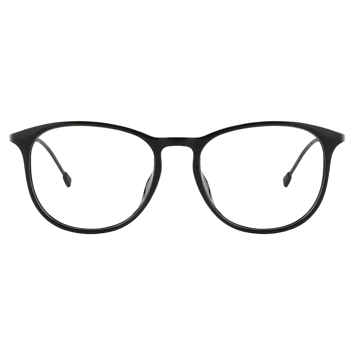 Oval Black Eyeglasses
