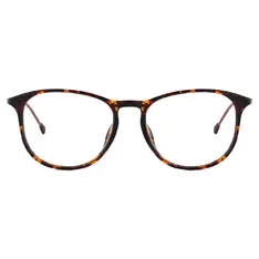 Oval Tortoiseshell Eyeglasses