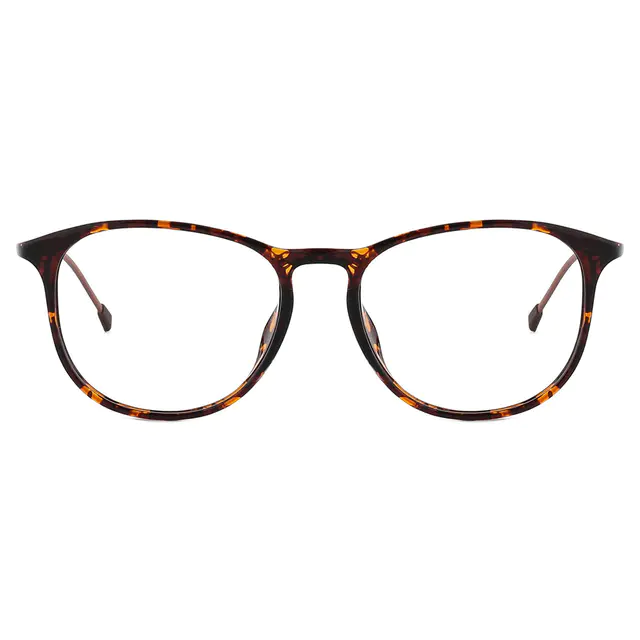 Oval Tortoiseshell Eyeglasses