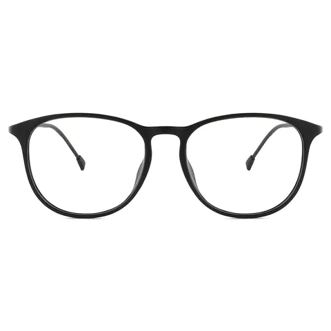 Oval Black Eyeglasses