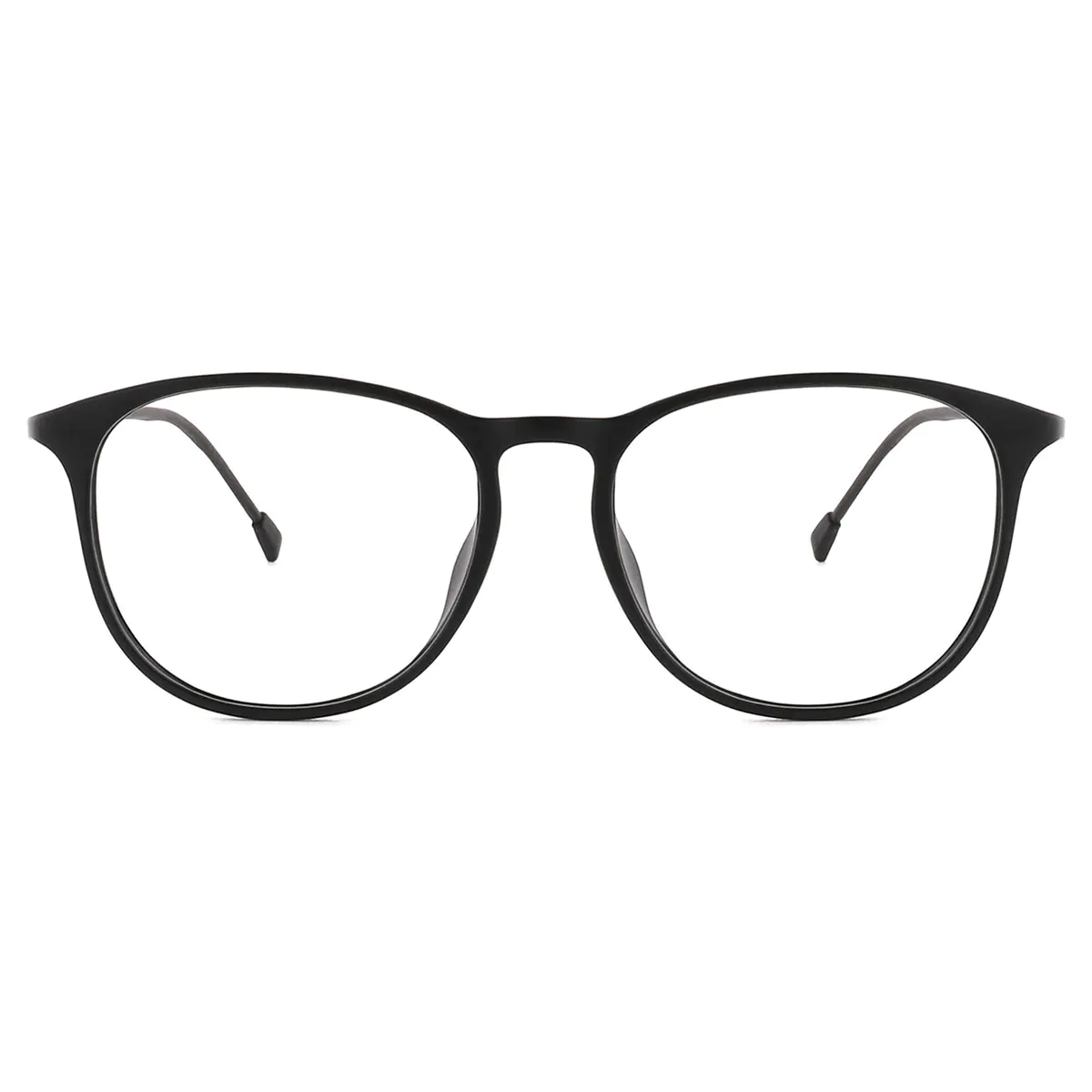 Oval Black Eyeglasses