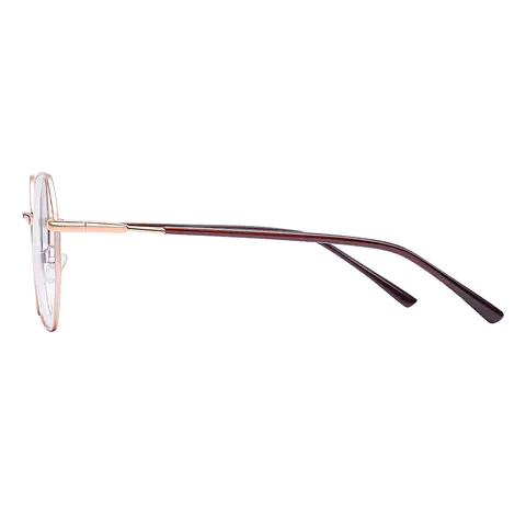 Geometric Rose Gold Eyeglasses