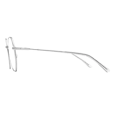 Geometric Silver Eyeglasses