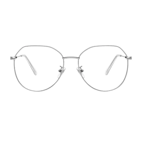 Geometric Grey Eyeglasses
