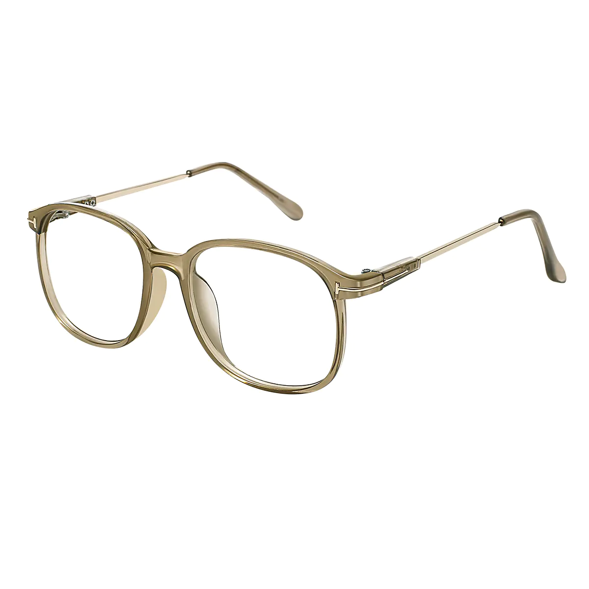Square Gold Eyeglasses