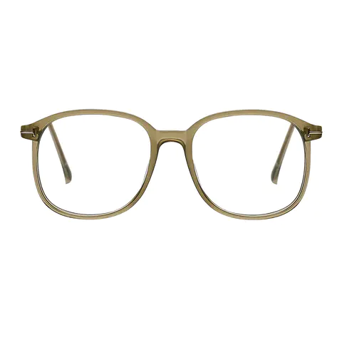 Square Gold Eyeglasses