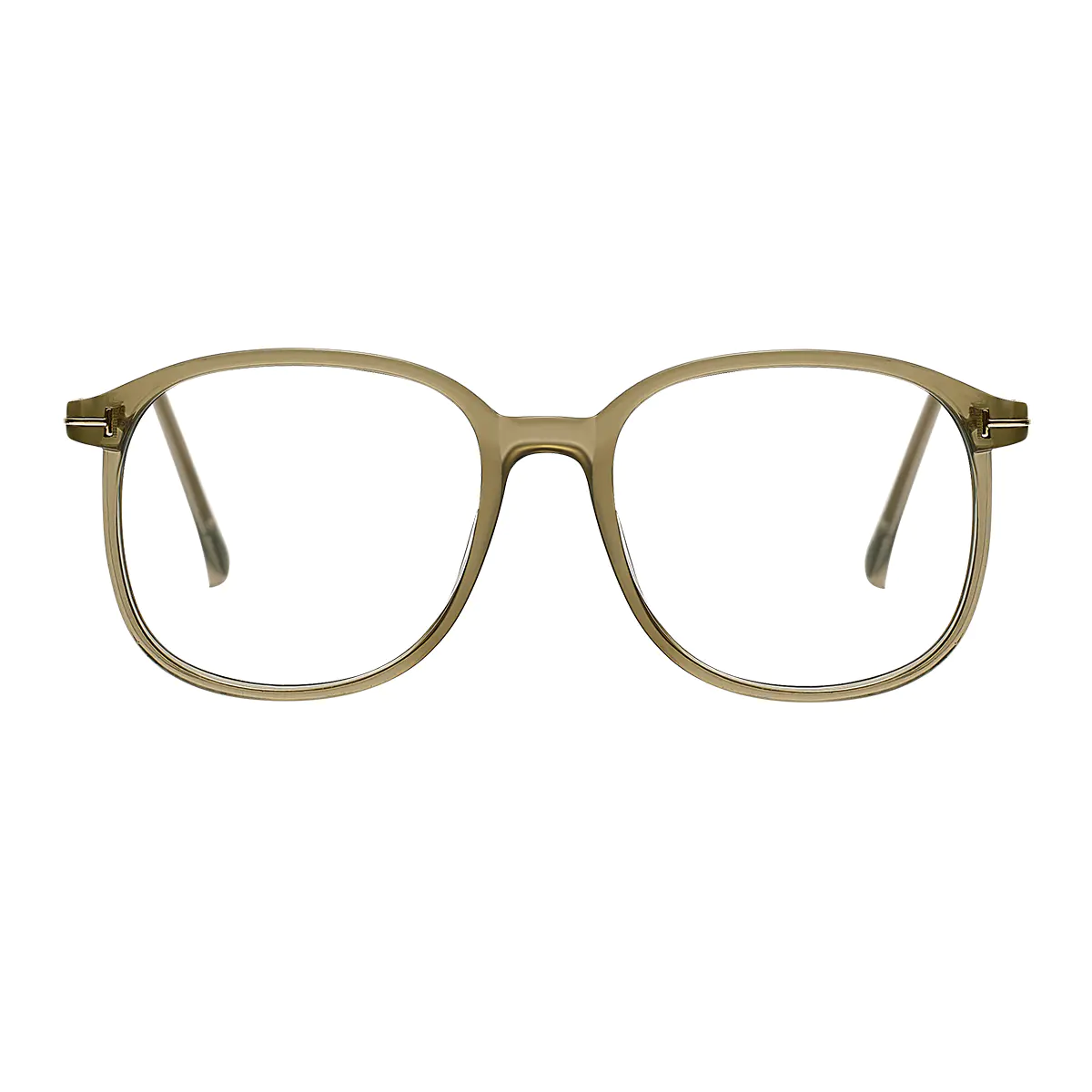 Square Gold Eyeglasses