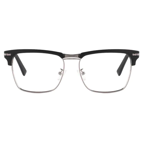Browline Matte Black Eyeglasses