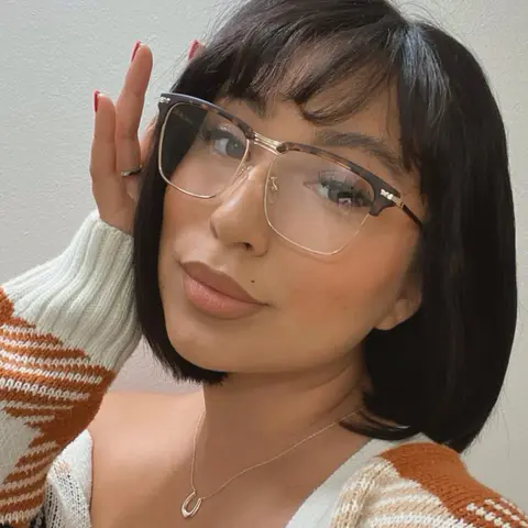 Browline Tortoiseshell/Gold Eyeglasses