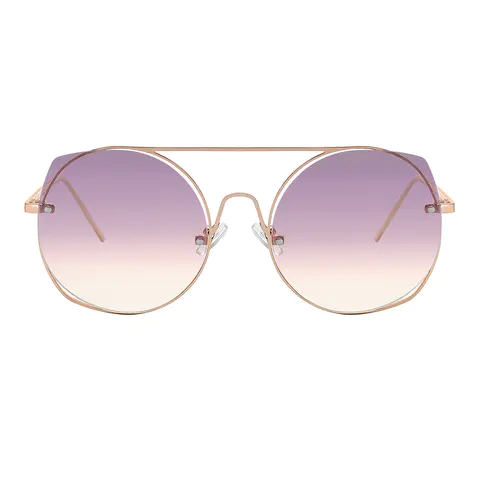 Round Gold Sunglasses