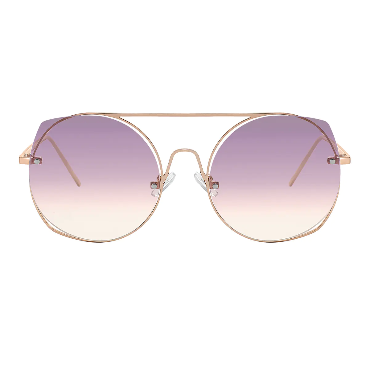 Round Gold Sunglasses