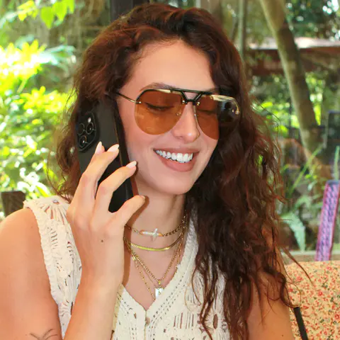 Aviator Black Sunglasses