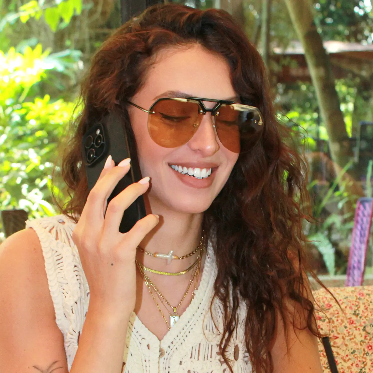 Aviator Black Sunglasses