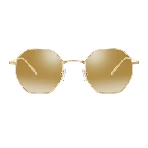 Geometric Gold Sunglasses