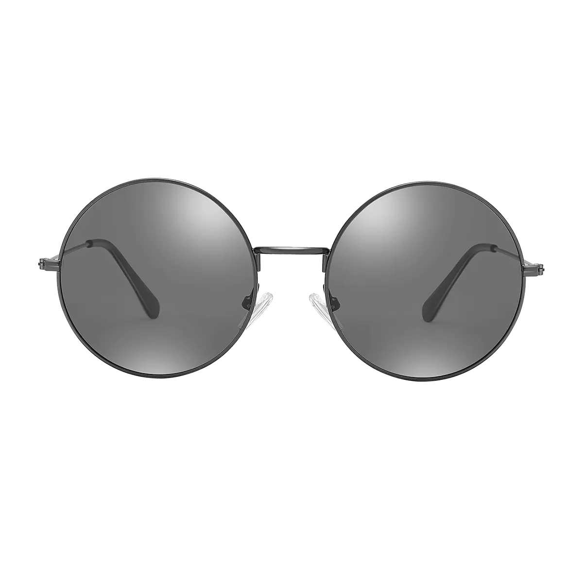 Round Black Sunglasses