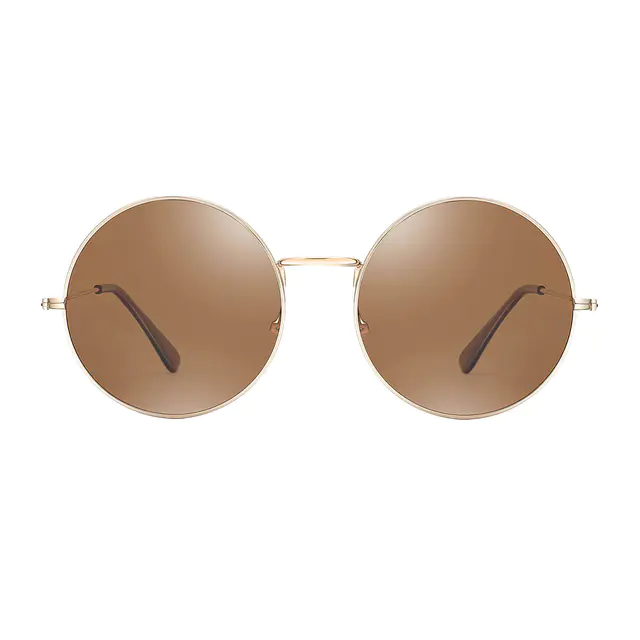 Round Gold Sunglasses