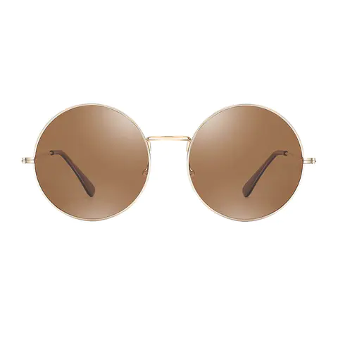 Round Gold Sunglasses