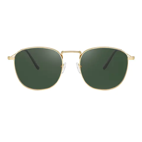 Square Gold Sunglasses