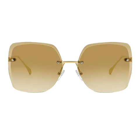 Geometric Gold Sunglasses