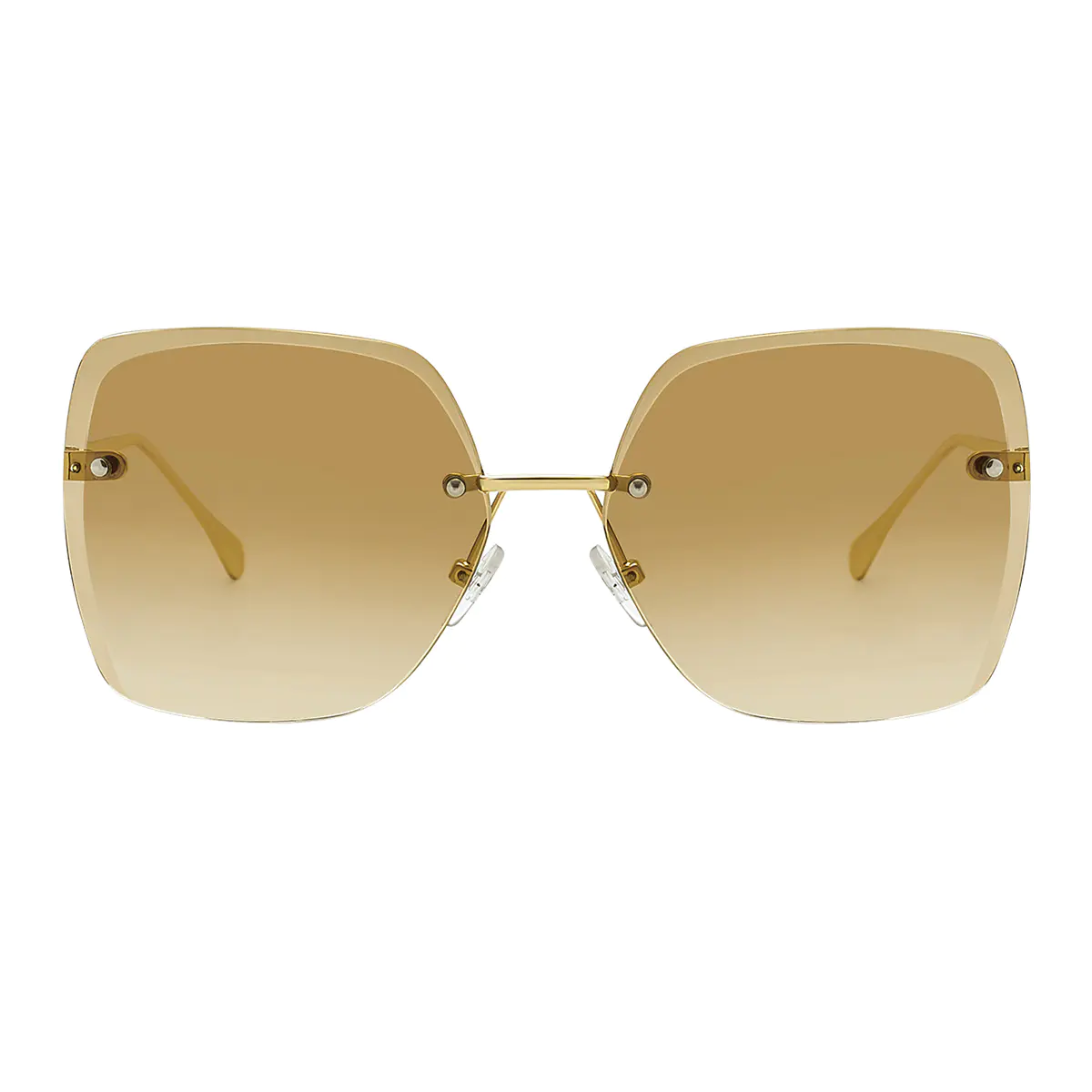 Geometric Gold Sunglasses