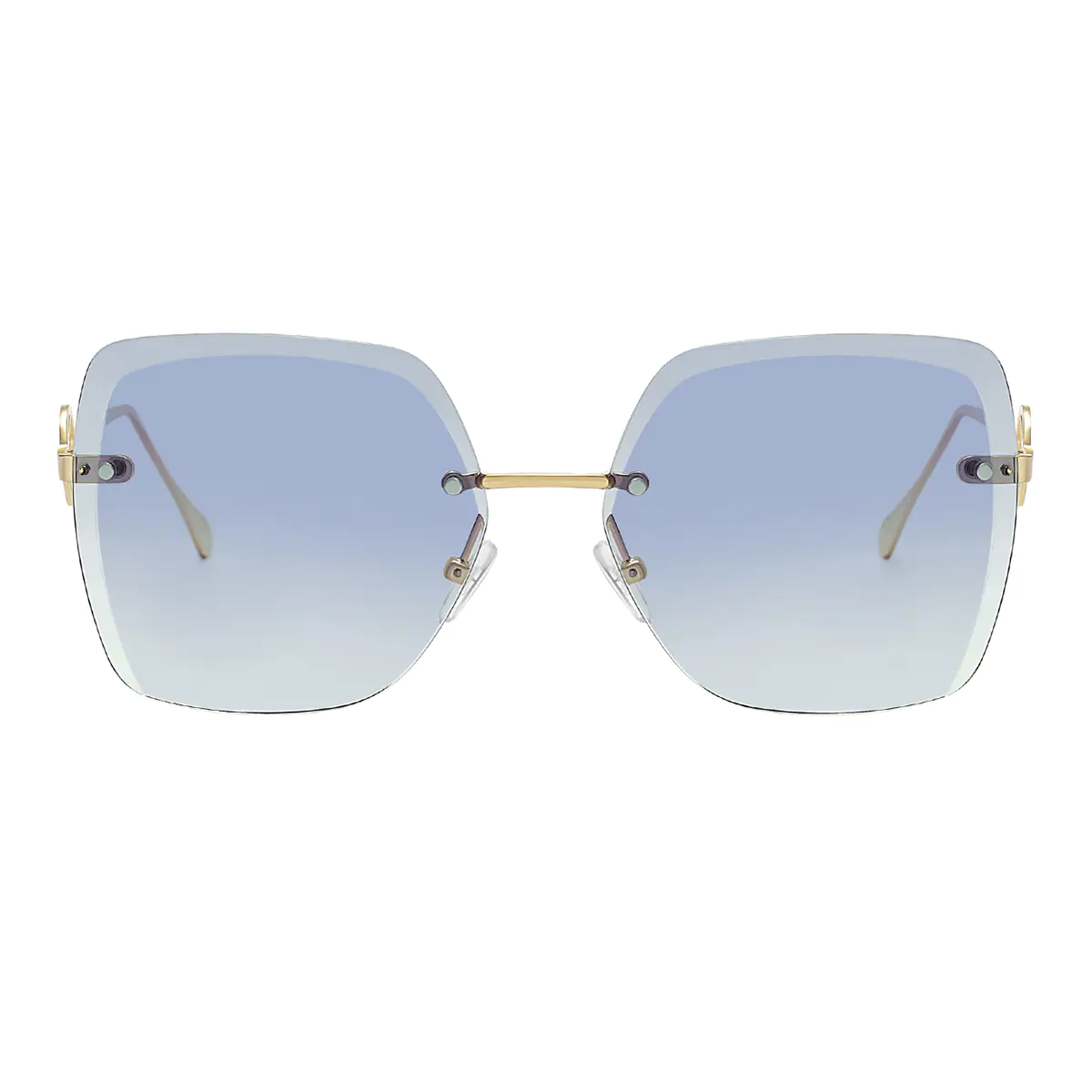 Geometric Gold Sunglasses