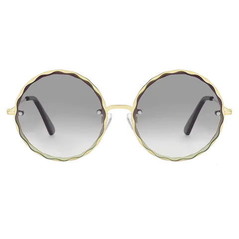 Round Silver Sunglasses