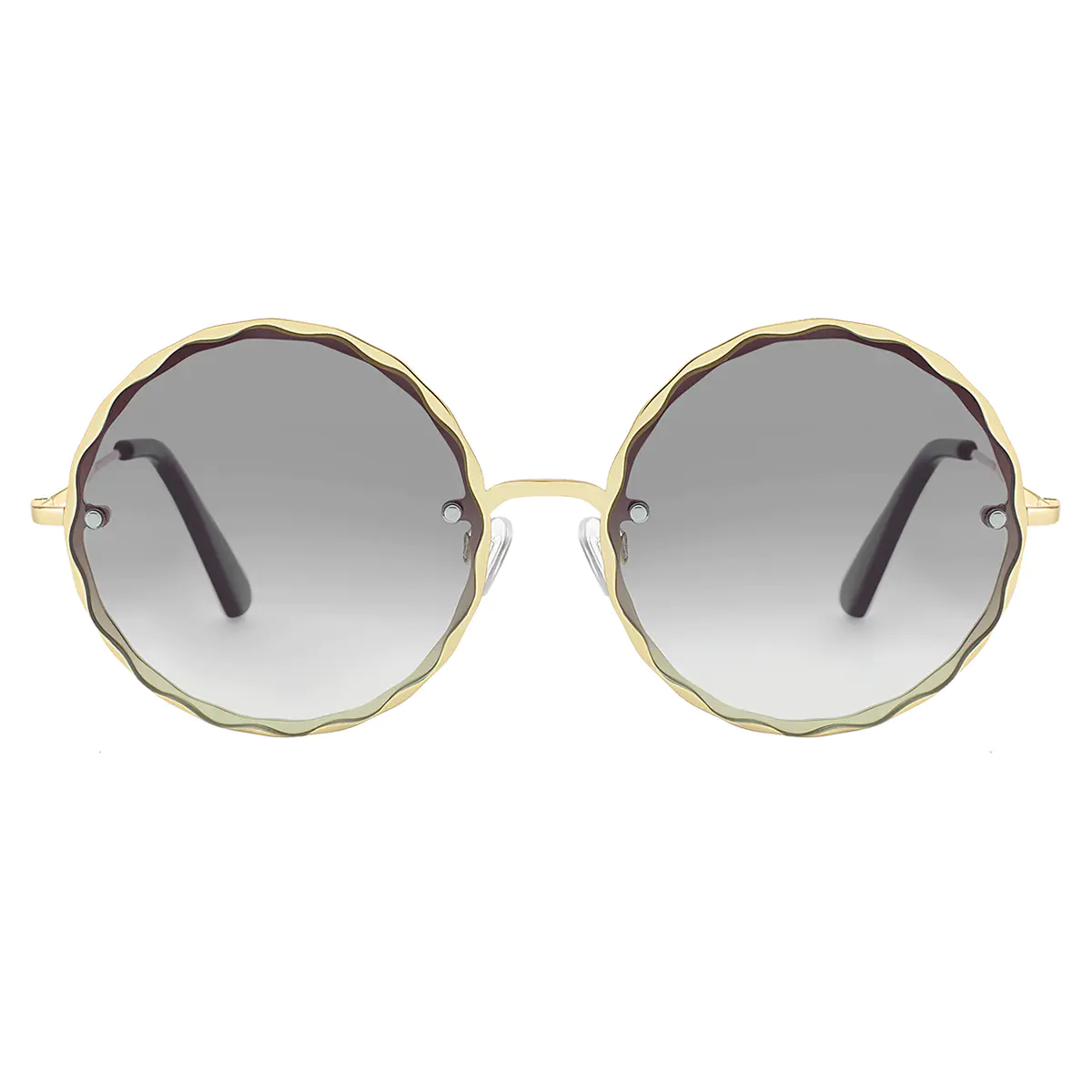 Round Silver Sunglasses