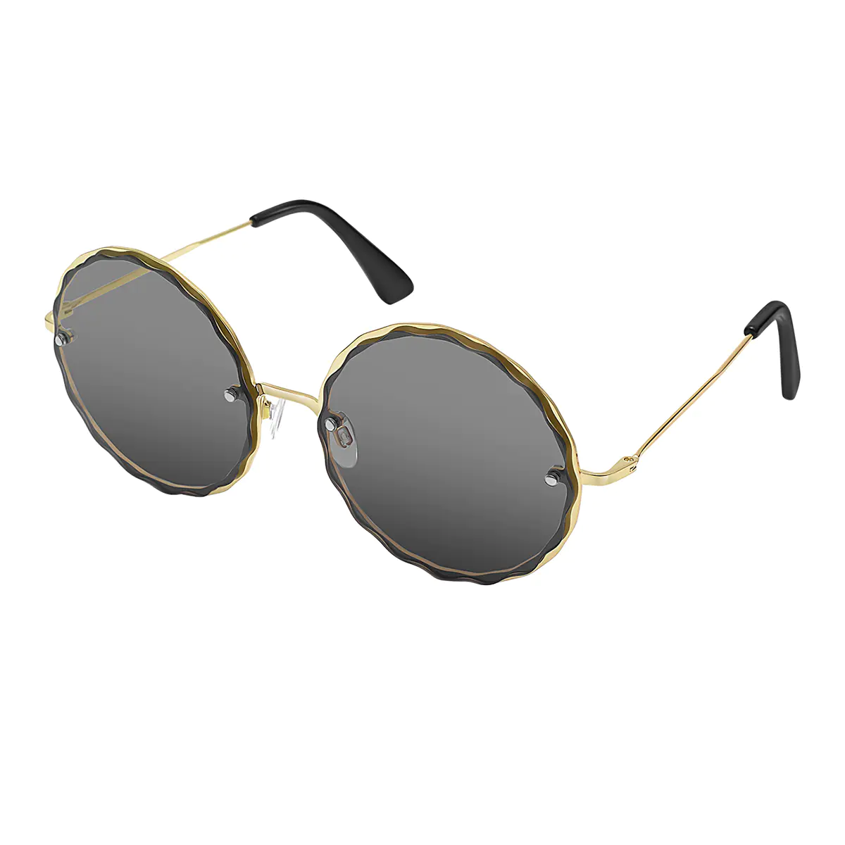 Round Gold Sunglasses
