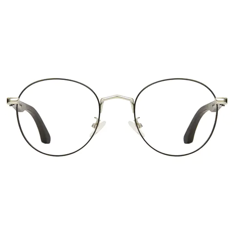 Round Silver Eyeglasses