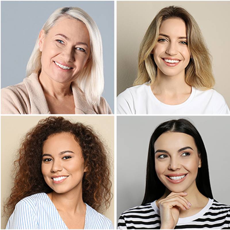 different hair colors 