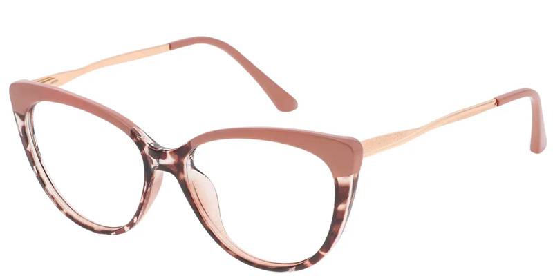 sophisticated gold temple arms glasses