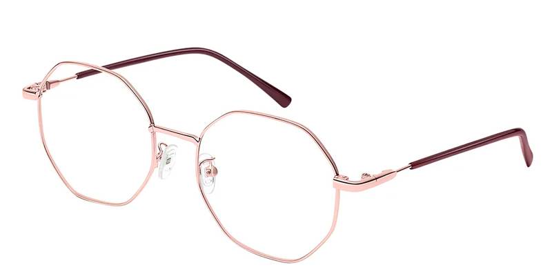rose gold color glasses
