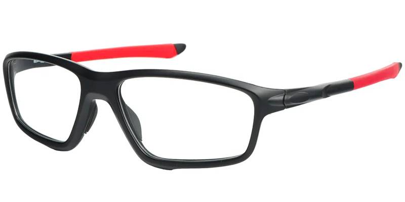Rectangle Black-Red Glasses Rectangle Black-Red Glasses
